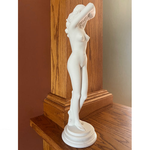 Elegant Virgo Female Nude Sculpture β Statue Made in Italy Praxiteles and Phidias Italian Classical Statue