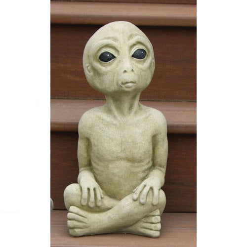 Alien Cement Stone Garden Statue