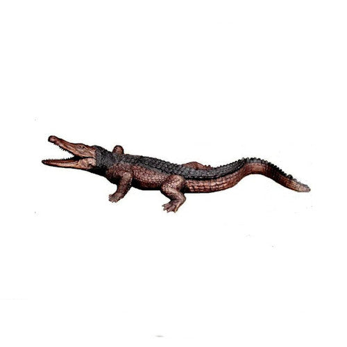 Alligator Fountain Bronze Statue Water Feature Spouts From Mouth Spitter