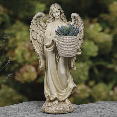 Angel Planter for Garden or Patio – Thoughtful Memorial Gift