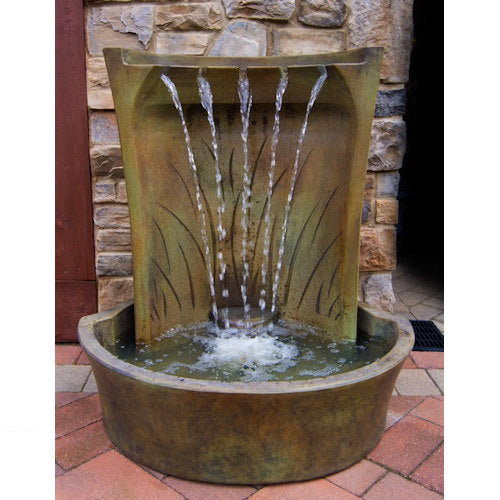 Aria Garden Wall Fountain with Light
