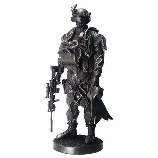Armed Forces Navy Seal Soldier Sculpture Military Memorial of Hero