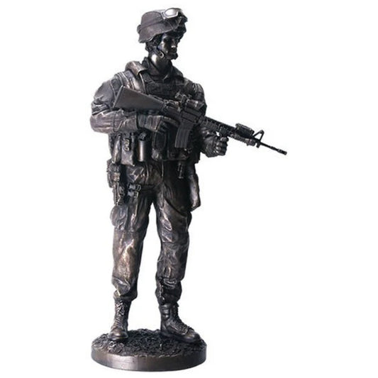 Armed Forces Rifleman Soldier Sculpture Military Hero