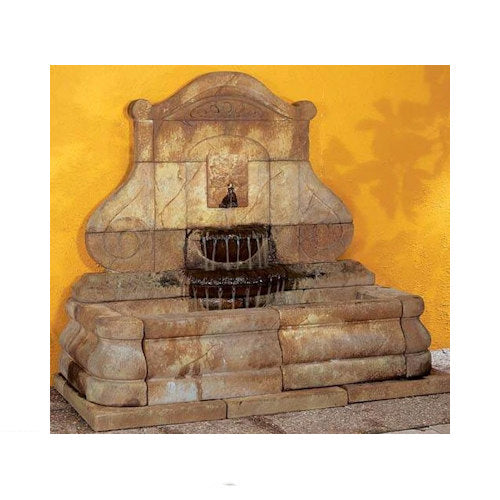 Avignon Green Man Fountain – European-Inspired Cast Stone Garden Feature
