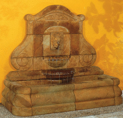 Avignon Lion Fountain – European-Inspired Cast Stone Garden Feature