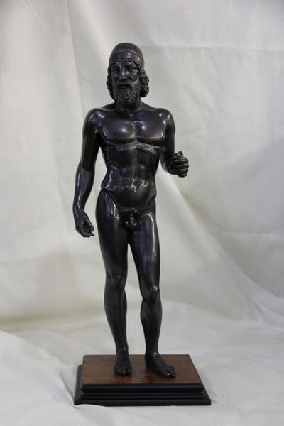 The Greek Warriors from Riace Bronze Statue Artwork Reproduction