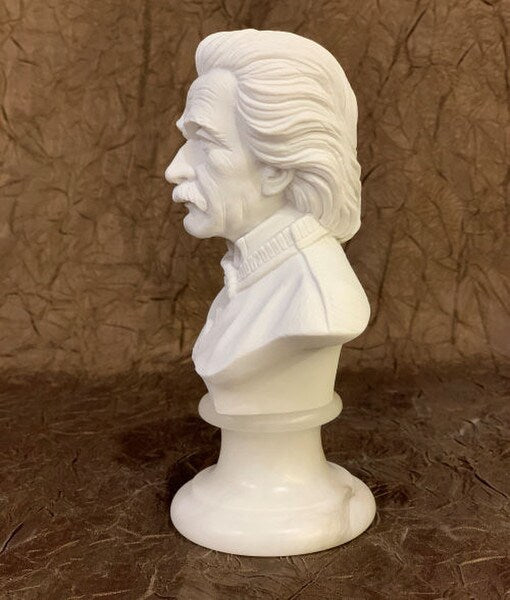 Head Marble Albert Einstein Bust Sculpture theory physicist portrait