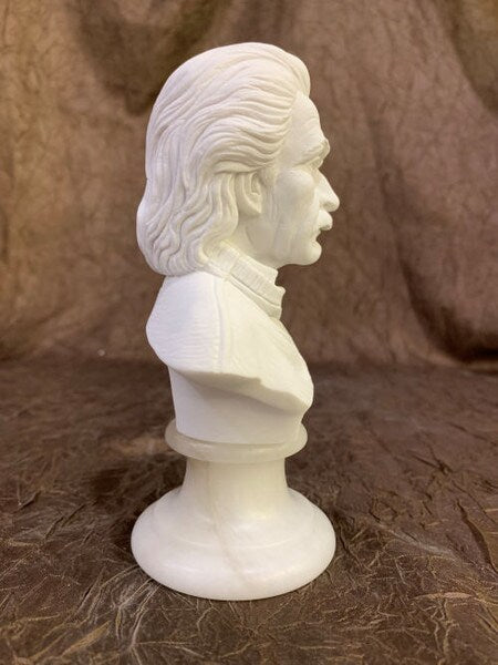 Statue Albert Einstein Bust Sculpture Marble Head physicist portrait