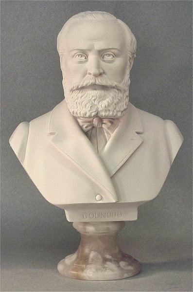 Gounod Charles Francois Bust French Composer Faust Operas Ave Maria
