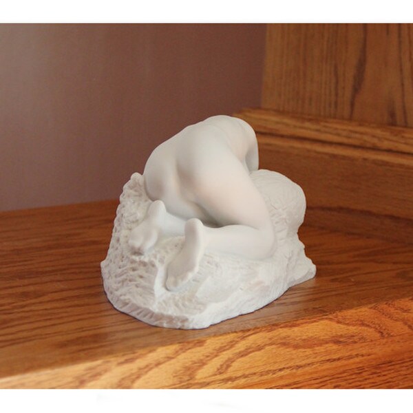 Danaide By Auguste Rodin Statue Marble Female Nude Sculpture Back View