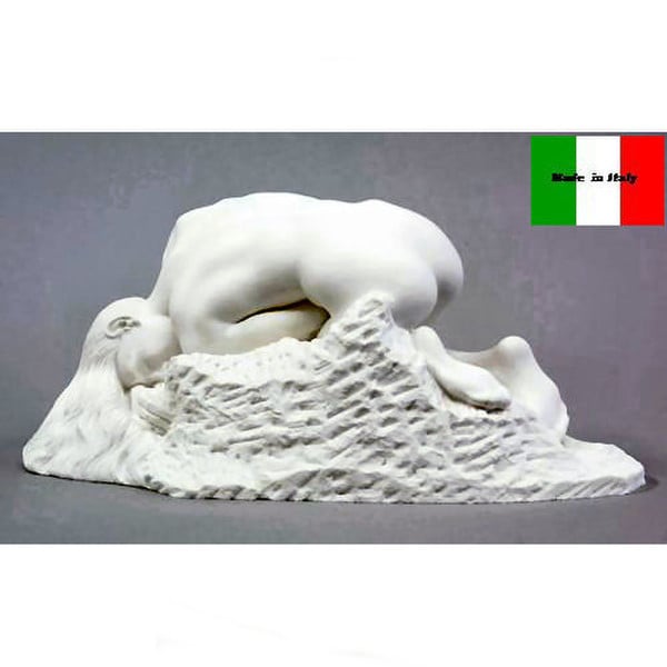 Made in Italy Danaide By Auguste Rodin Statue Marble Female Nude Sculpture