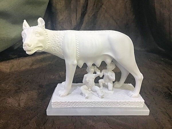 Capitoline Wolf Statue Romulus and Remus Historical Reproduction