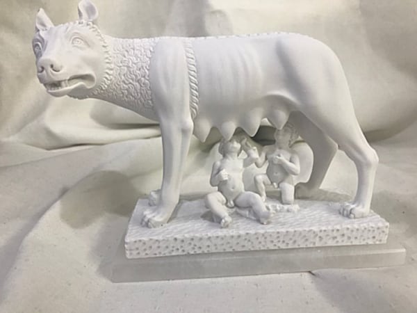 Capitoline Wolf Statue Romulus and Remus Replica Sculpture
