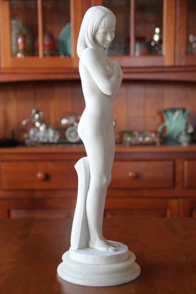 Female Nude Marble Statue Egregia Statuary Italian Made Alabaster