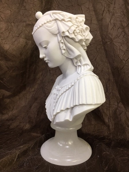 Bust Angelica Maria Portrayal Bust Madonna Lippi Statue Figurine