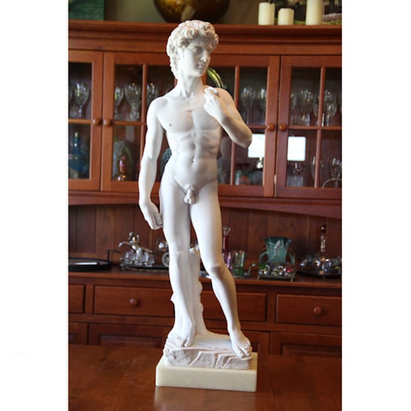 David By Michelangelo Sculpture Large Scale Statue Made of Marble