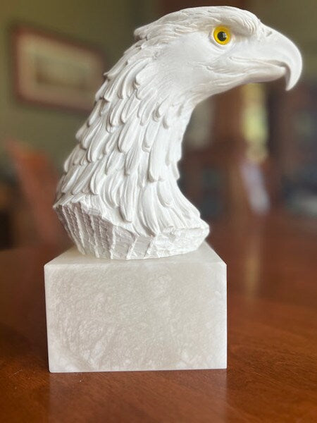 American Bald Eagle bust sculpture Italian Sculptor Giannelli Statue