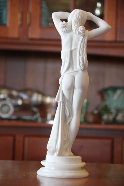 Phryne the renowned courtesan of ancient Greece alluring sculpture