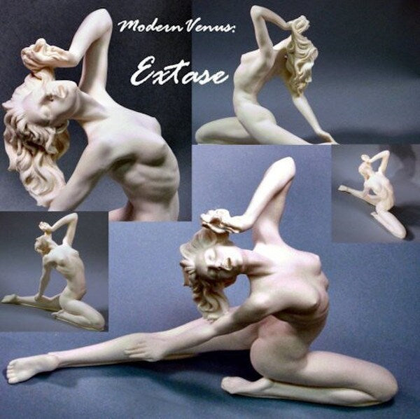 Extase Female Nude Statue sensual masterpiece captures the artistic curves