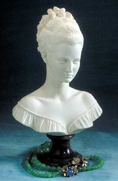Antoine François Prévost Opera Manon Lescaut Statue Bust Figurine