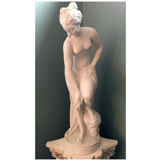 Bather By Allegrain 35.25" H Sculpture