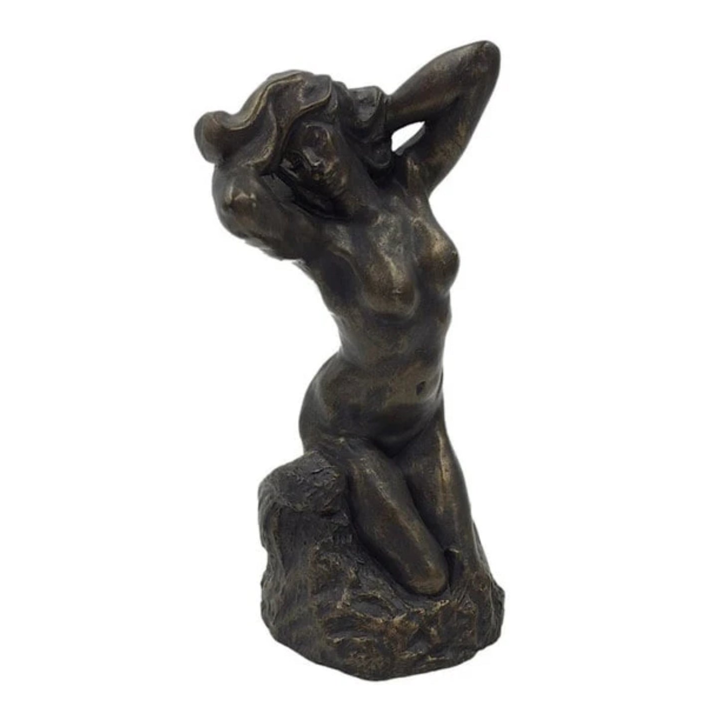 Rodin The Bather Toilette De Venus Nude Woman Bathing Statue Art