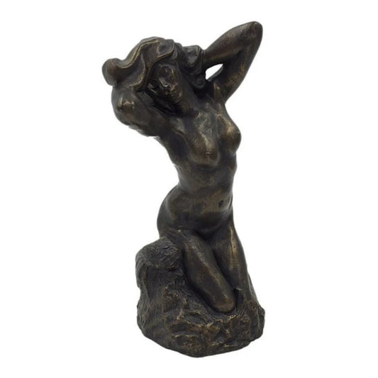 Rodin The Bather Toilette De Venus Nude Woman Bathing Statue Art