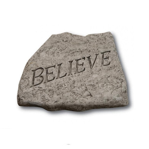 Believe Garden Stone
