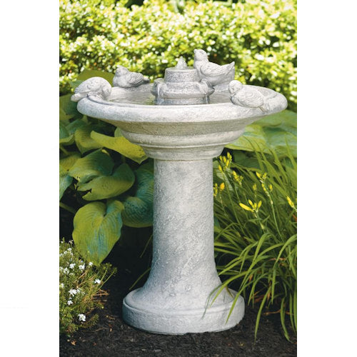 Birds Of A Feather Water Fountain Cement  Statuary Made in the USA