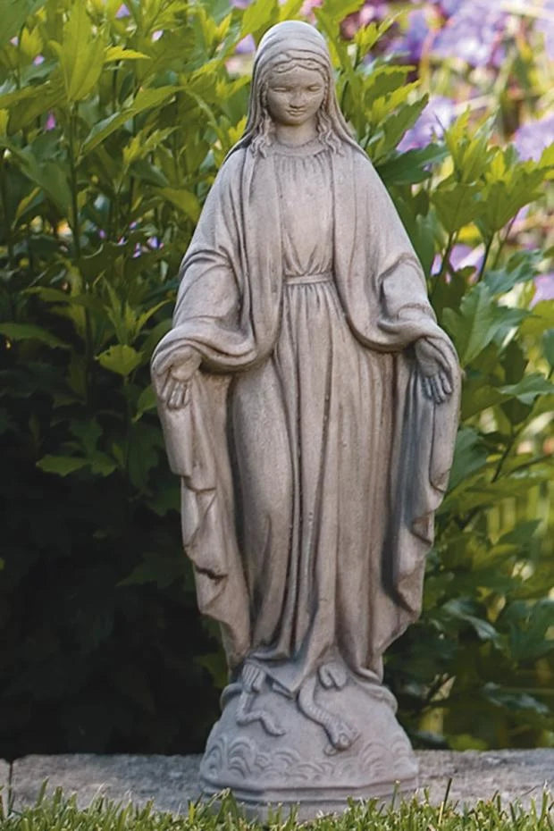 Outdoor Garden Statue of the Blessed Mother Mary Classical sculpture