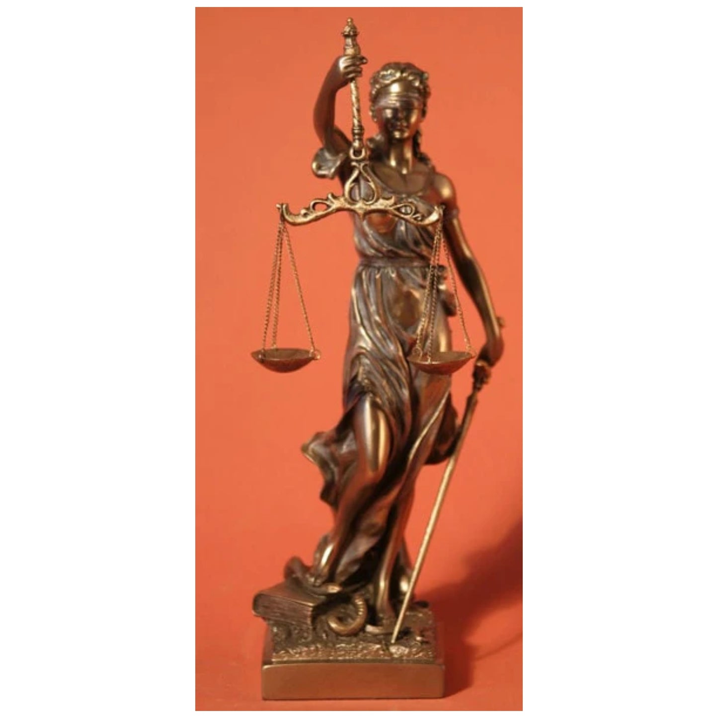 Blind Lady Justice La Justica Statue Sculpture Gift Scales Sword Woman, thumbnail image