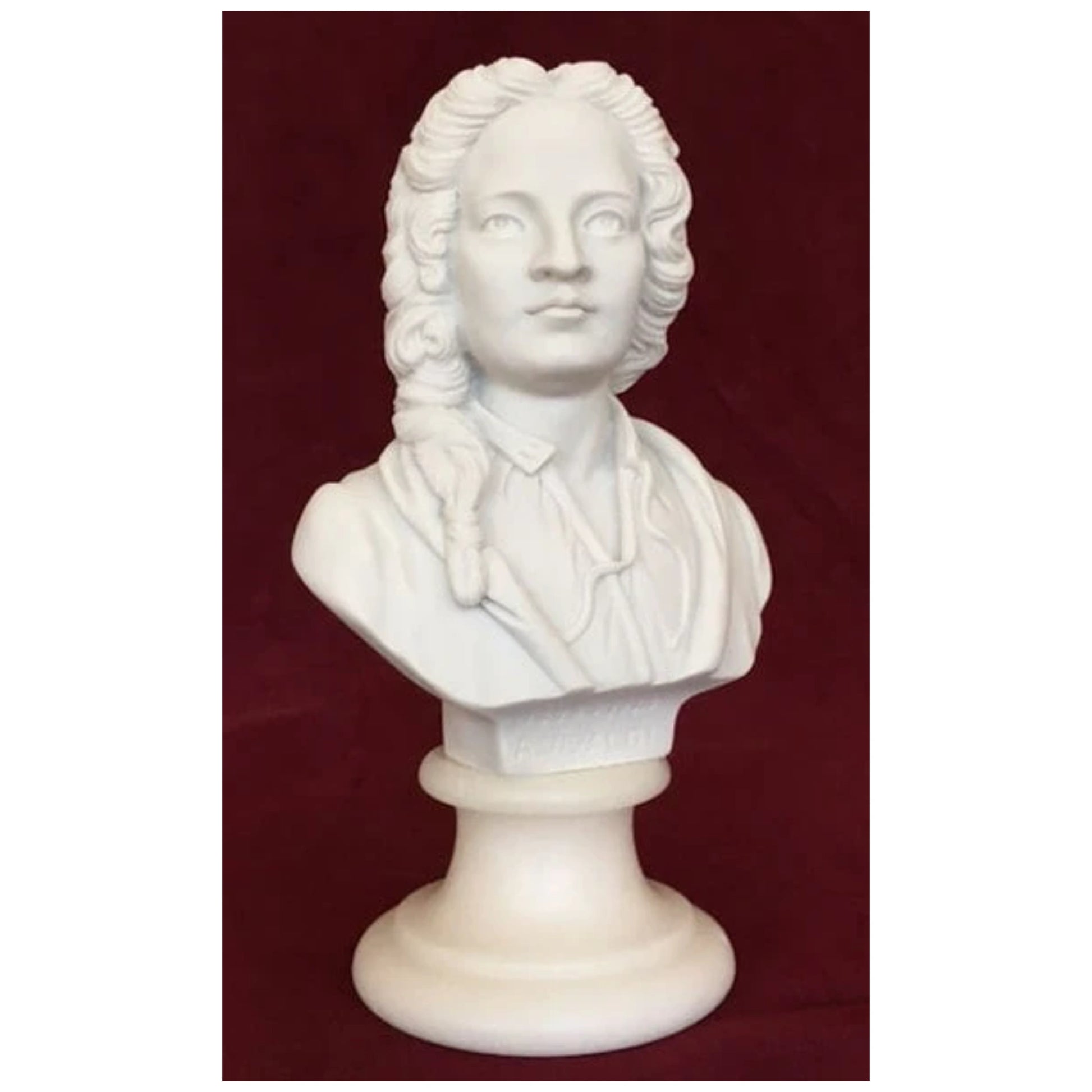 Antonio Lucio Vivaldi Composer Portrait Bust Sculpture Musical Head