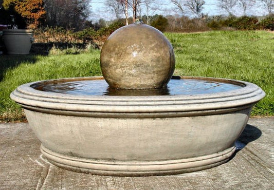 Anderson Fountain With Sphere Short Pooled Fountain
