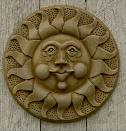 Sun Face Wall Plaque