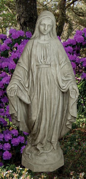 Madonna Large Cement Sculpture Virgin Mary Catholic Garden Statue