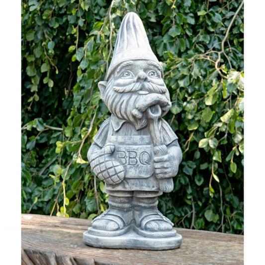 Chef Barbecue Gnome Garden Statue