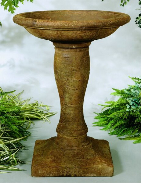 Shop our Birdbaths made in America stone Europa pool cement by Henri