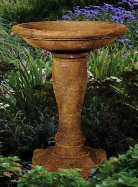 Shop our Birdbaths made in America stone Europa retro cement by Henri