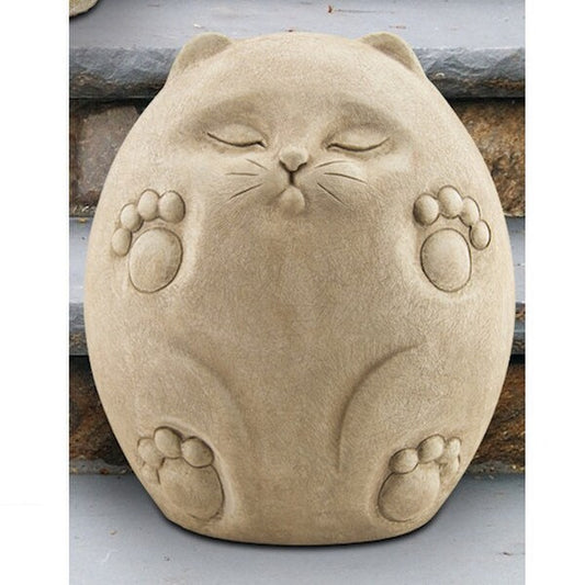 Scat The Cat Cement Garden Statue whimsical sculpture retro artwork