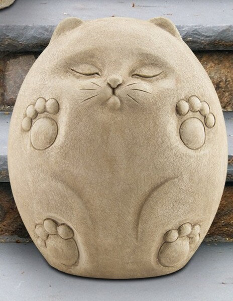 Scat The Cat Cement Garden Statue whimsical sculpture Henri Studio