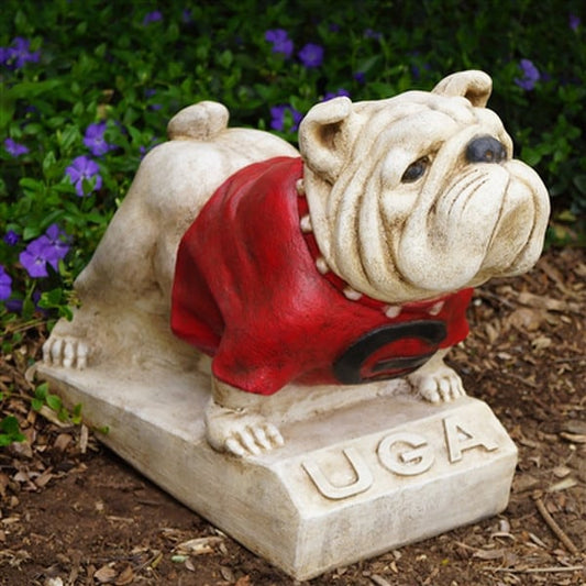Dog Mascot University of Georgia garden statue cement Artwork
