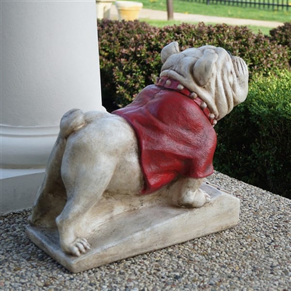 University of Georgia Bulldog mascot College Dog Statue Sculpture