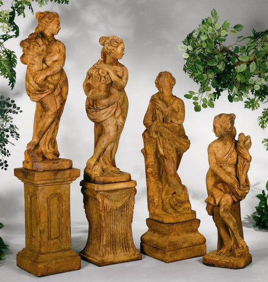 Italian Four Seasons Set of Sculptures Italian Garden Statuary