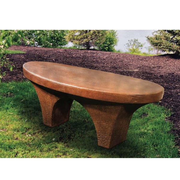 Seating modern elegance of our River Stone Garden Bench Cement Heavy