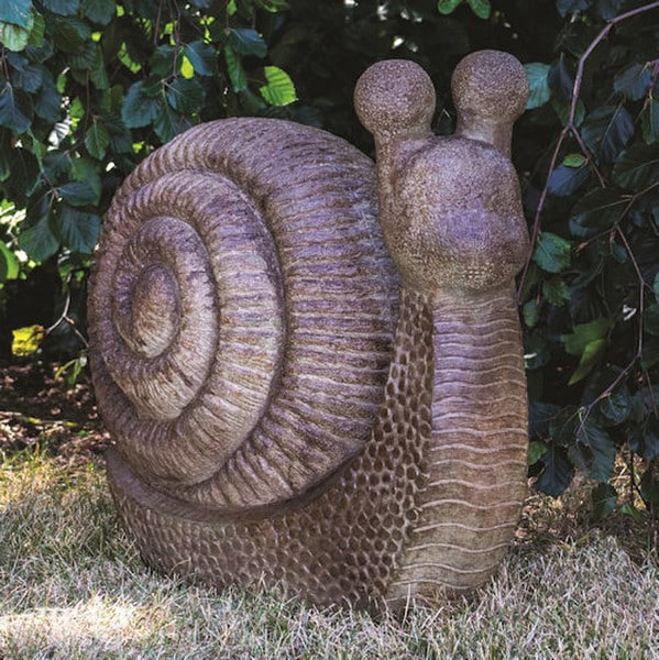 Giant Garden Snail Cement Sculpture outdoor huge Slug escargot Big