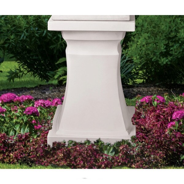 Tall Pedestal Made of Concrete Pillar Column Base Matching Planter