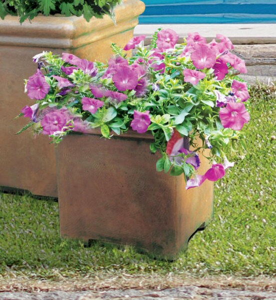 Square Planter Medium Simple Statment Statuary Henri Concrete