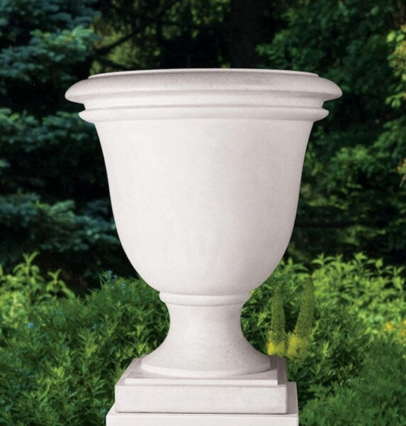 Vase called Avanti Orlando Urn Solid Concrete Grand Shape matching base