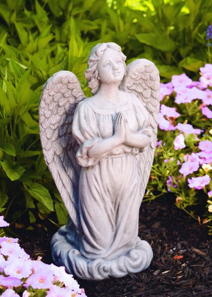 My Guardian Kneeling Praying Angel Sculpture