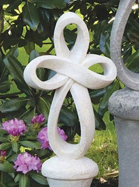 Eternal cross statue Eternity Sculpture everlasting light Memorial Art